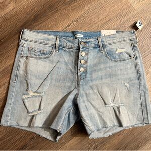 OLD NAVY | NWT Boyfriend Buttonfly Jeanshort size 12